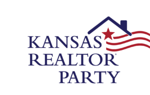 Kansas realtor party logo.